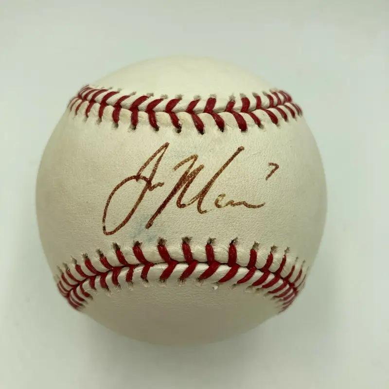 Joe Mauer Signed Autographed Official Major League Baseball JSA COA