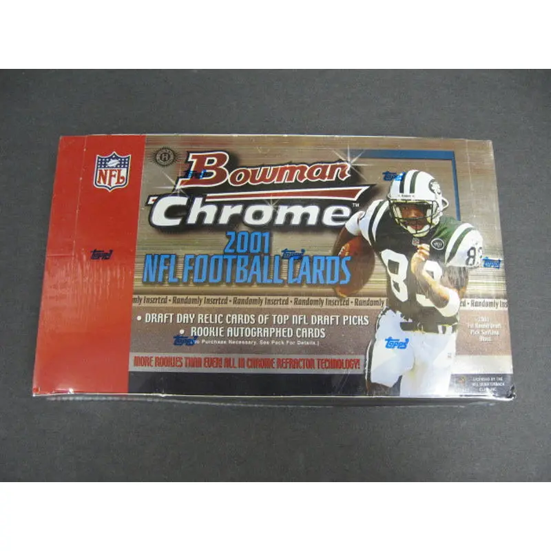 2001 Bowman Chrome Football Box (Hobby)