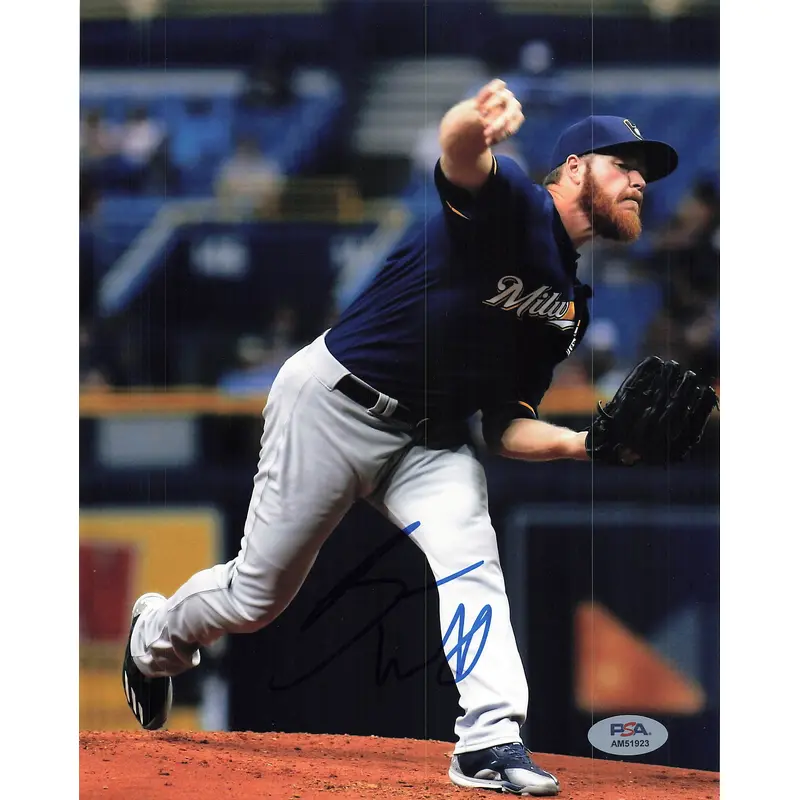 BRANDON WOODRUFF signed 8x10 photo PSA/DNA Milwaukee Brewers Autographed