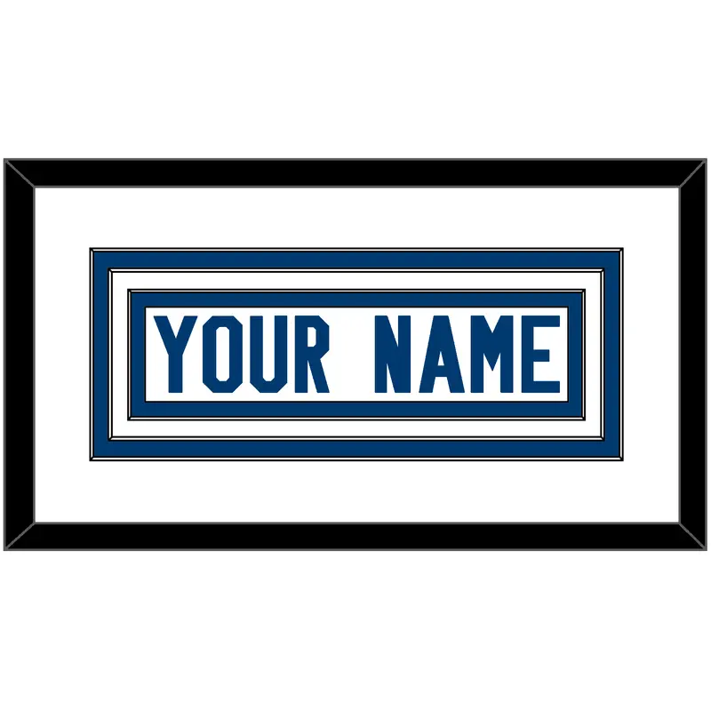 Indianapolis Nameplate - Road White - Triple Mat 1