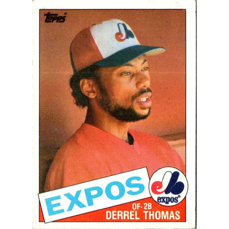 1985 Topps Derrel Thomas #448