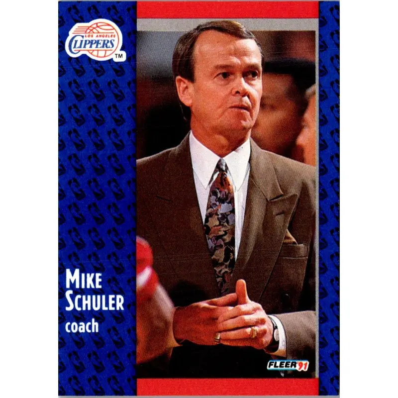 1991 Fleer Mike Schuler #95