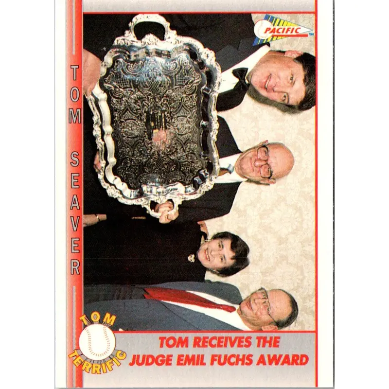 1992 Pacific Seaver Tom Seaver (Receives the Judge Emil Fuchs Award) #106