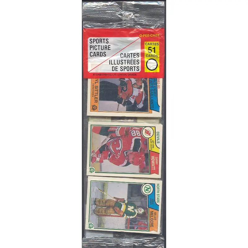 1983/84 OPC O-Pee-Chee Hockey Unopened Grocery Rack Pack (Authenticate)
