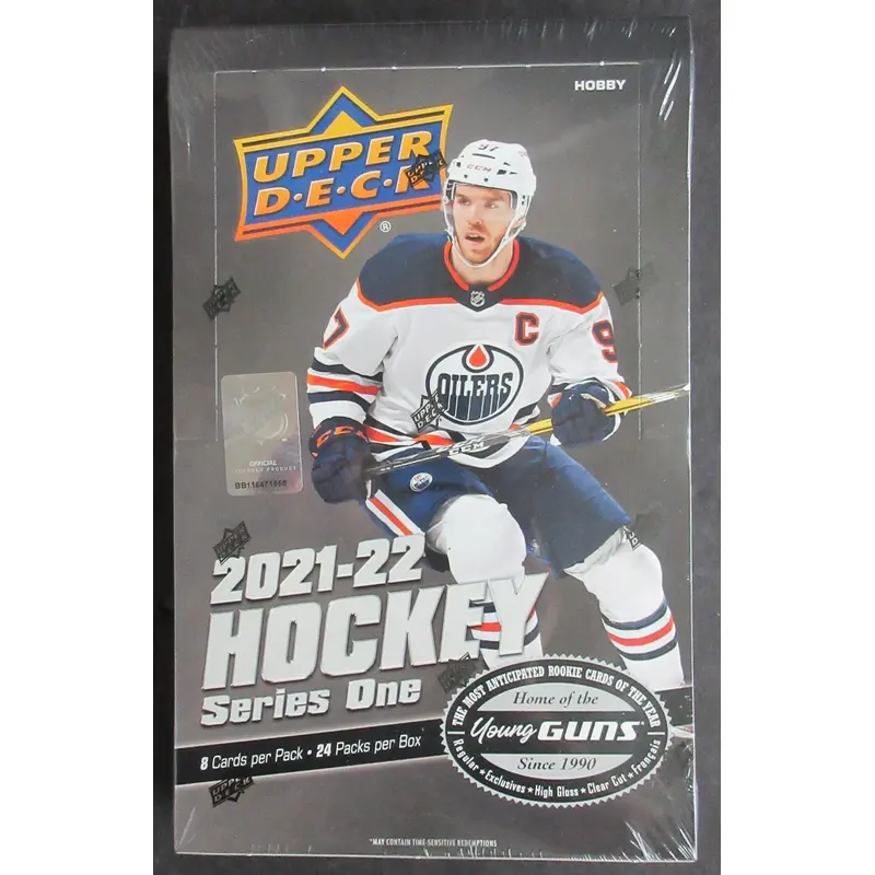 2021/22 Upper Deck Hockey Series 1 Box (Hobby) (24/8)