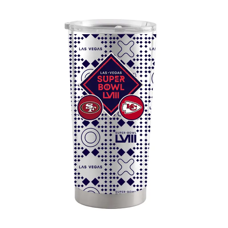 Super Bowl 58 20oz Dueling Stainless Tumbler