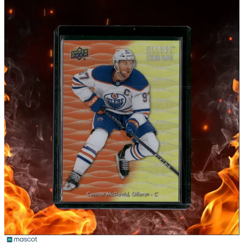 2023-24 Upper Deck Allure Connor McDavid Color Flow - Orange Yellow #CF-1