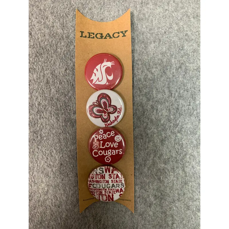 WSU 4 Pack Pins