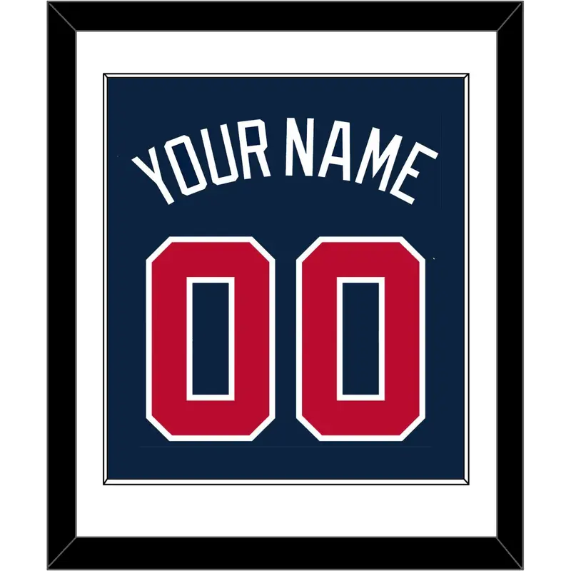 Atlanta Name & Number - Alternate Road Blue - Single Mat 1
