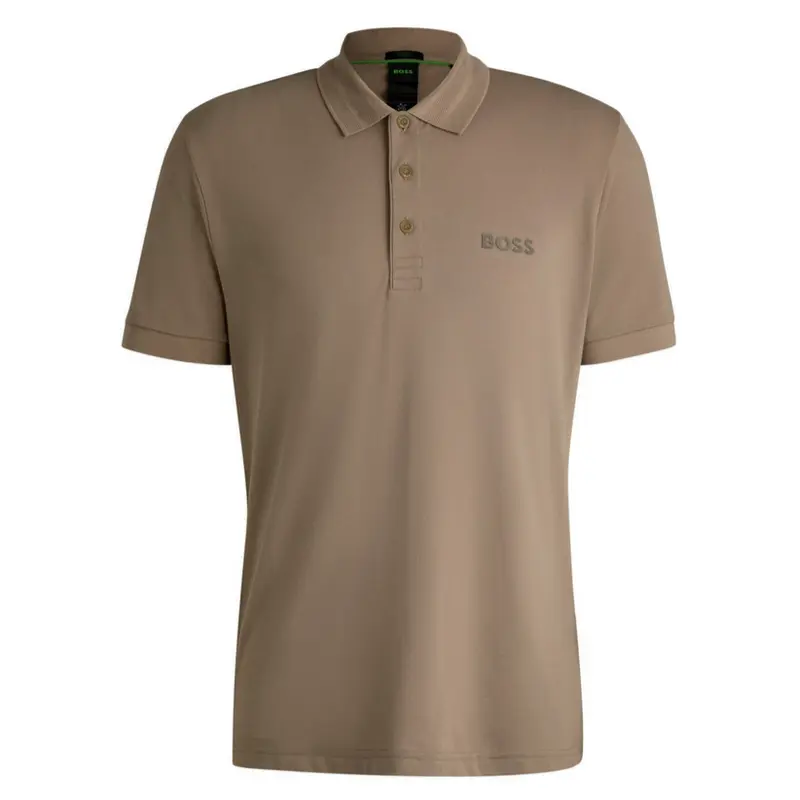 HUGO BOSS MENS POLO BEIGE PADDY MIRROR NCSA 50528339334