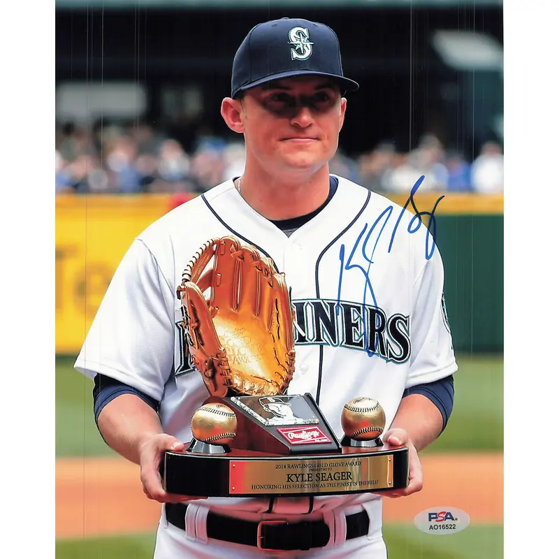 Kyle Seager signed 8x10 photo PSA/DNA Seattle Mariners Autographed
