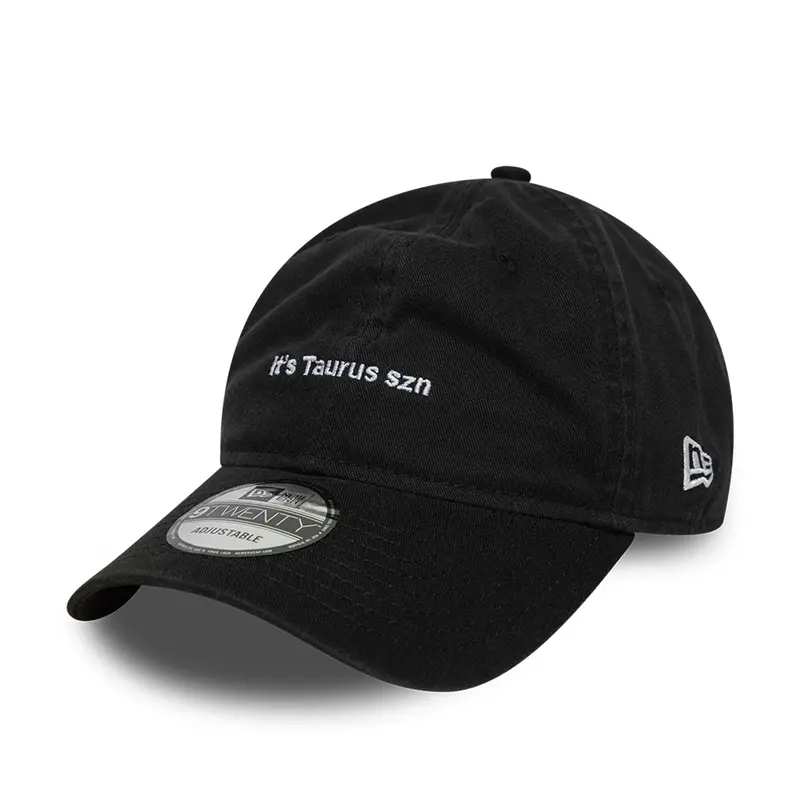 New Era Zodiac Taurus Black 9TWENTY Adjustable Cap