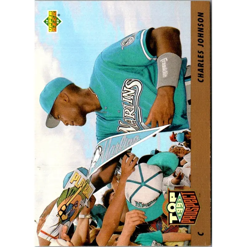 1993 Upper Deck Gold Hologram Charles Johnson #435
