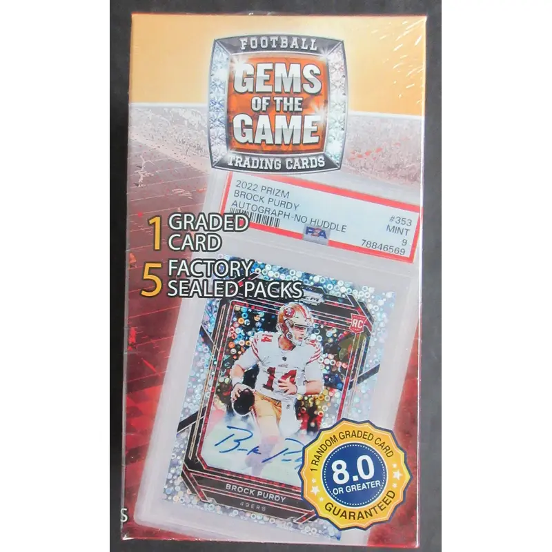 2023 Gems of the Game Football Blaster Box (5+1)