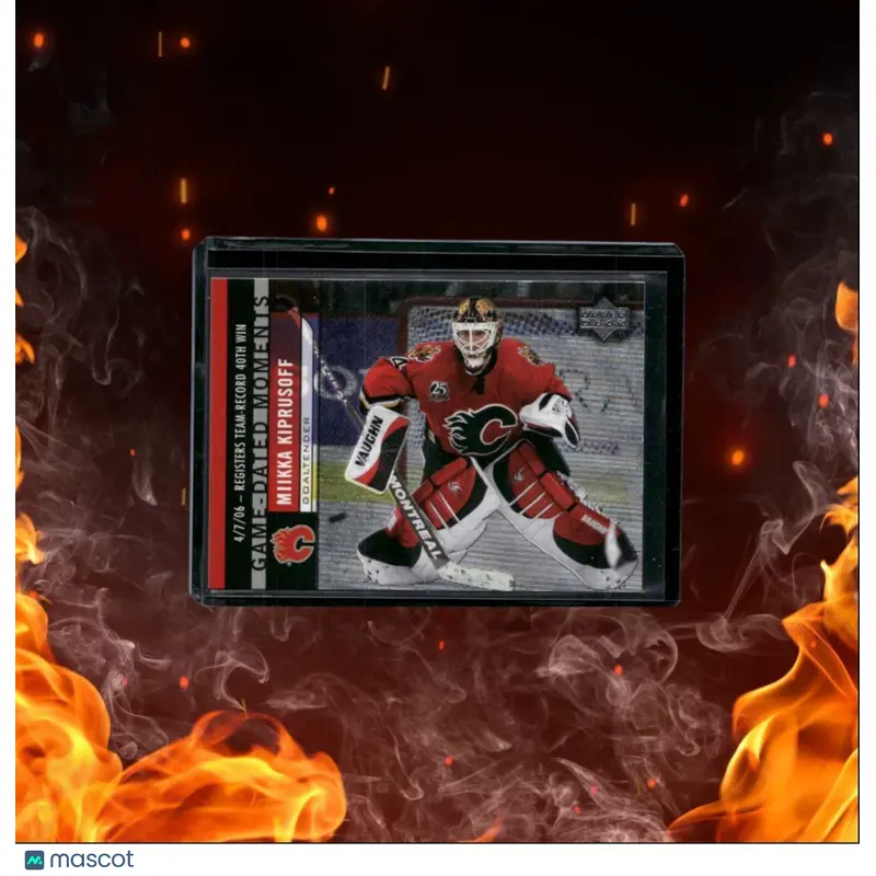 2006-07 Upper Deck Miikka Kiprusoff Game Dated-Moment #GD5