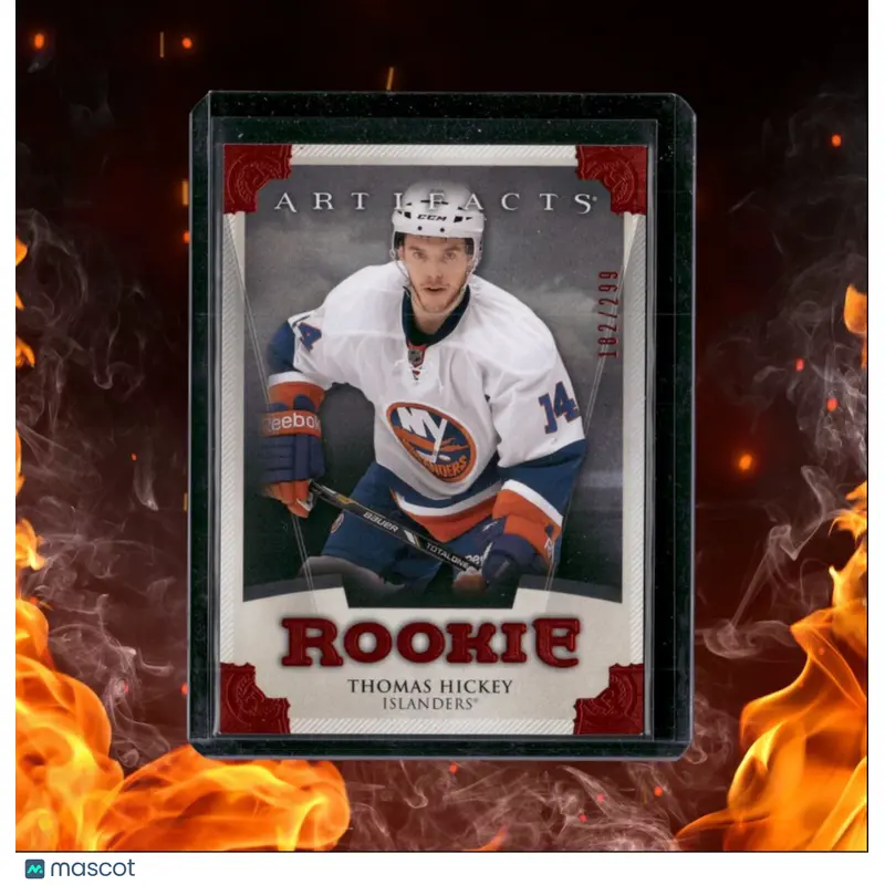 2013-14 Upper Deck Artifacts Thomas Hickey Ruby Rookie 182/299 #195