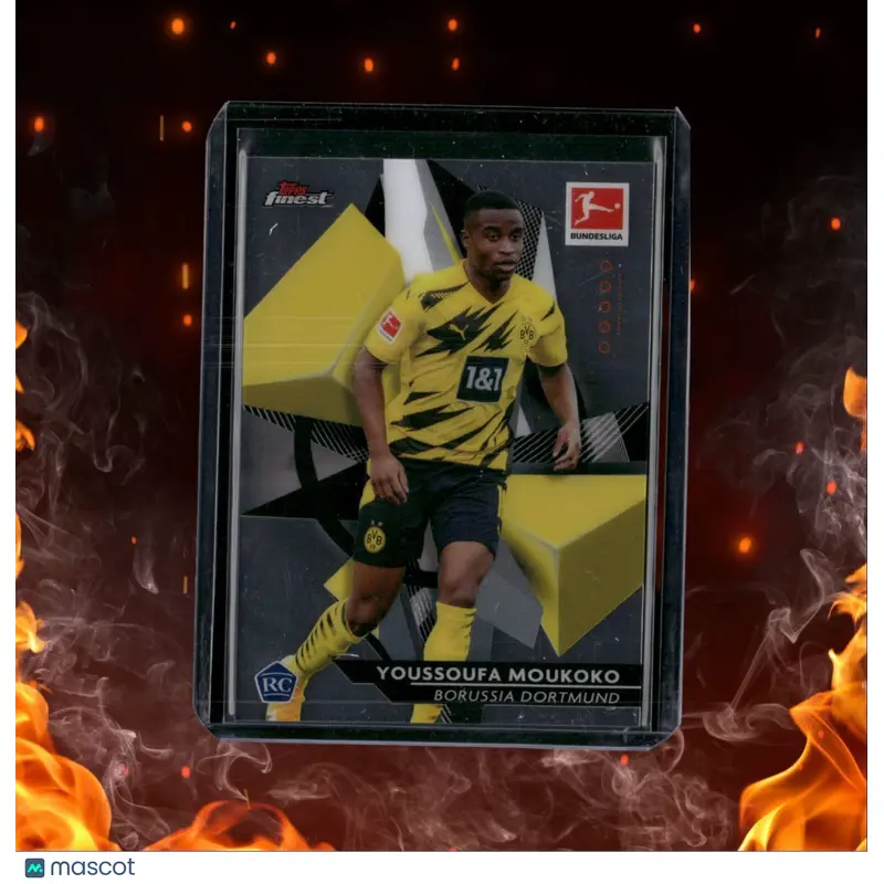 2020 Topps Finest UEFA Youssoufa Moukoko Rookie #29