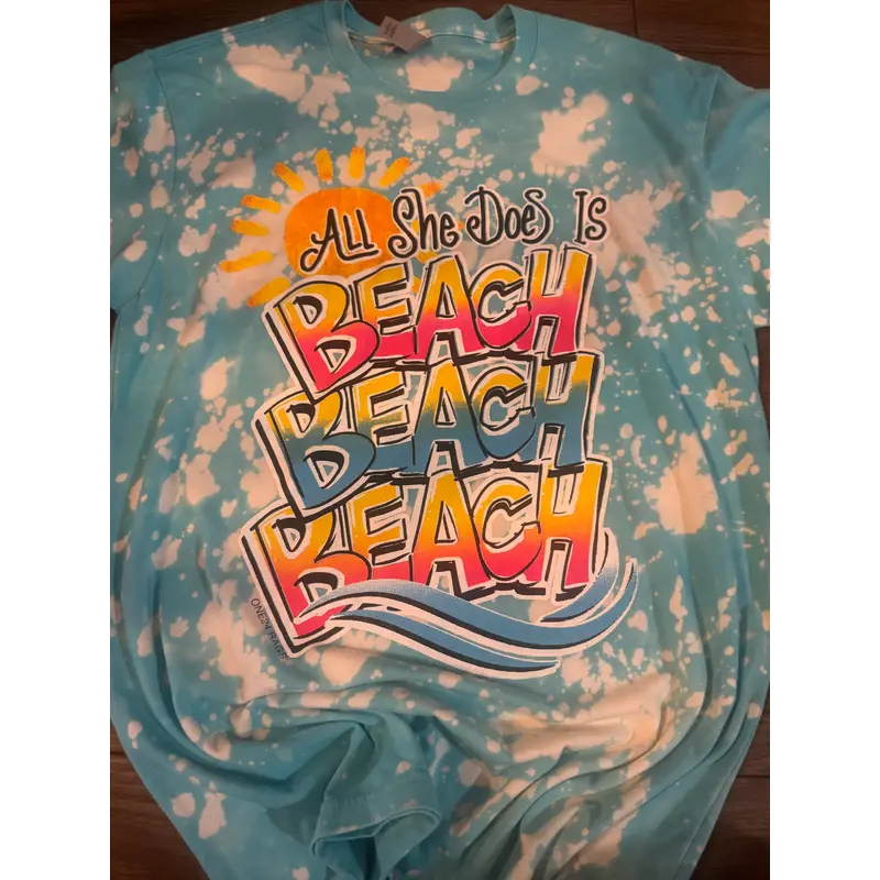 All She does is Beach Beach Beach - medium