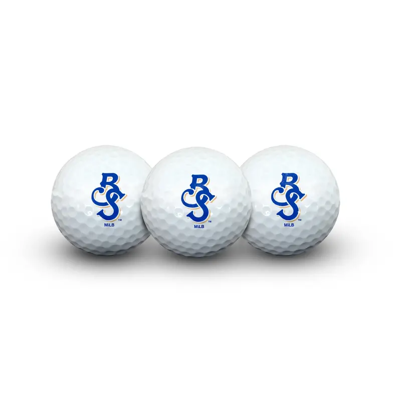 Golf Ball with Road Cap Logo 3 pack