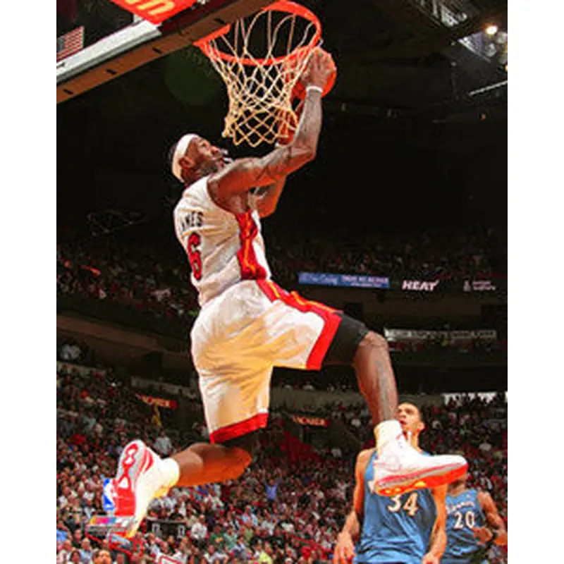 LeBron James "Red-Hot Reverse" (2010) Premium Poster Print - Photofile 16x20