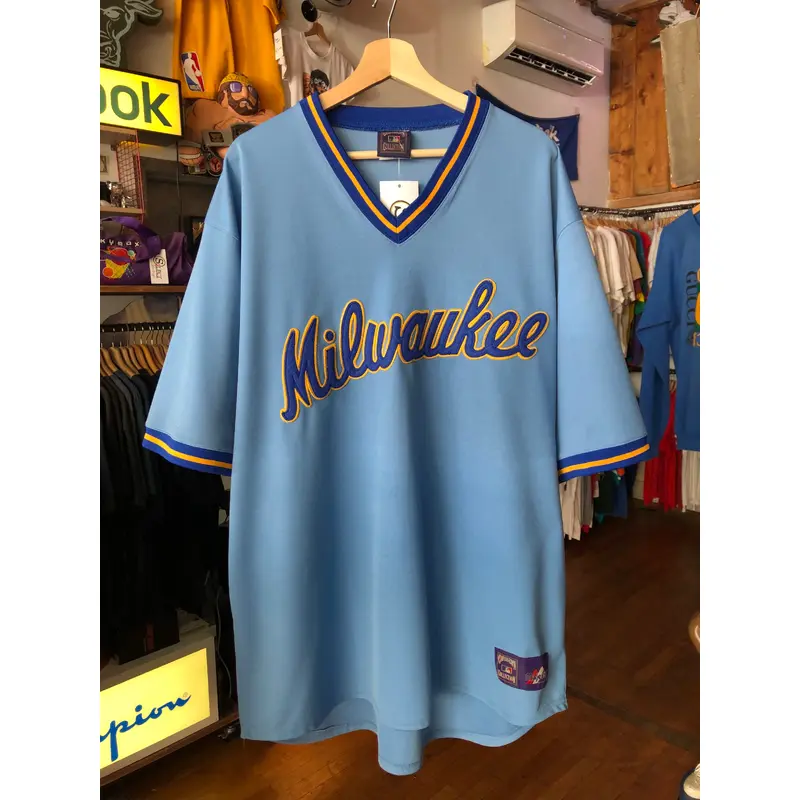 Vintage 2000s Cooperstown Collection Milwaukee Brewers Jersey Size XXL