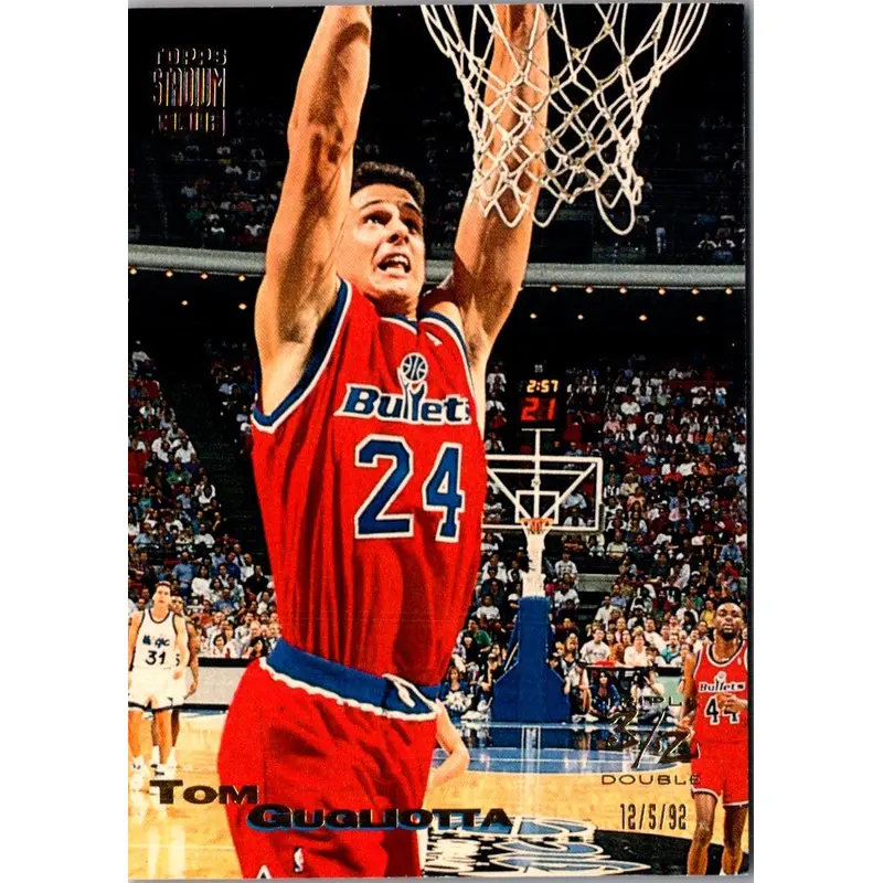 1993 Stadium Club Tom Gugliotta #107