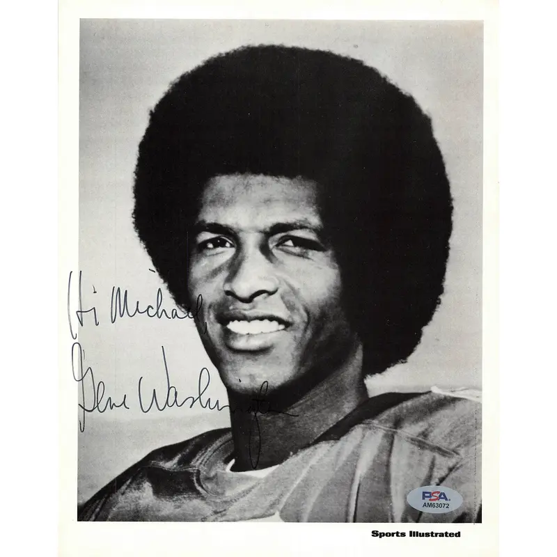 GENE WASHINGTON signed 8x10 photo PSA/DNA San Francisco 49ers Autographed