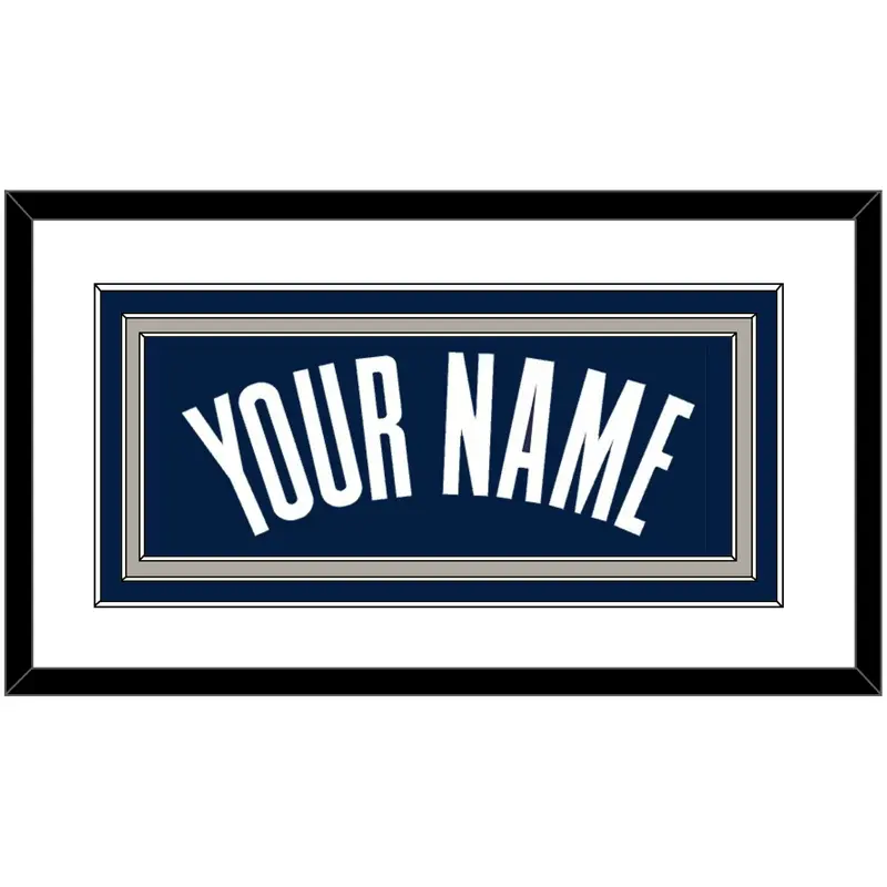 Georgetown Basketball Name - Road Blue (1994-1996) - Triple Mat 1