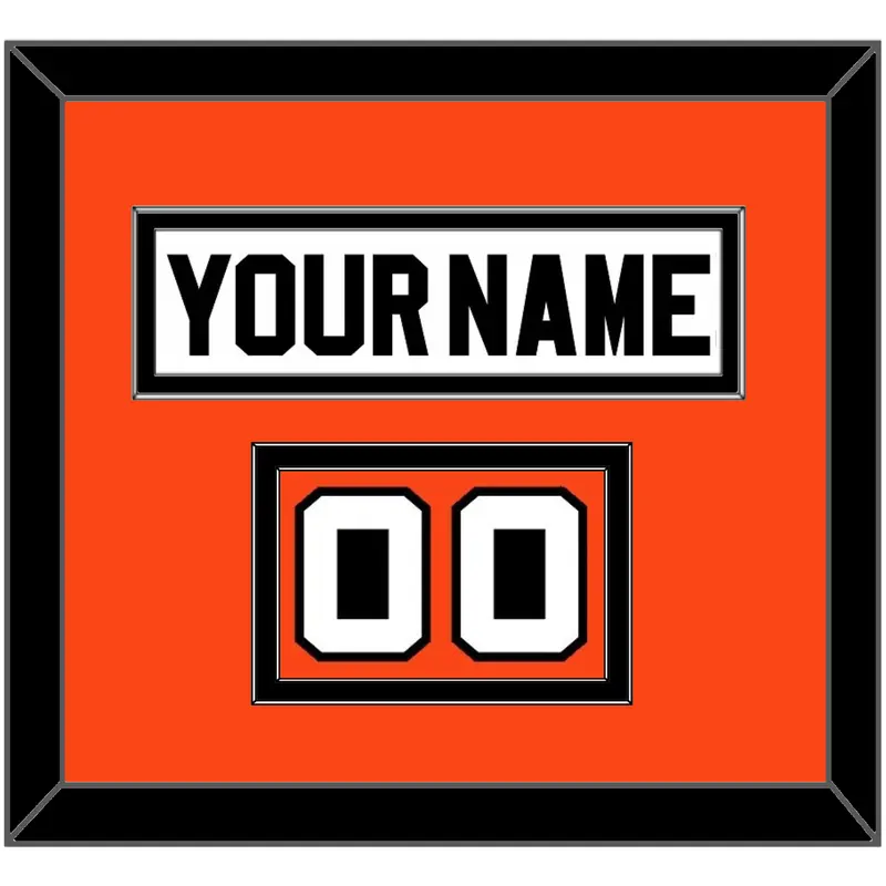Philadelphia Nameplate & Number (Shoulder) - Home White (1972-1983) - Double Mat 3