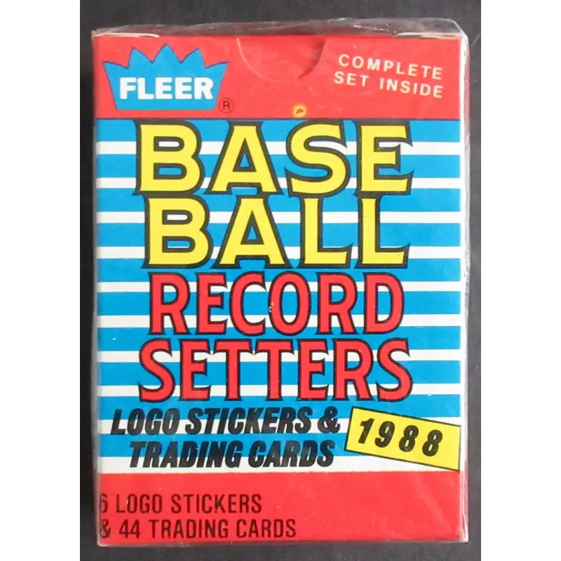 1988 Fleer Record Setters Baseball Factory Set