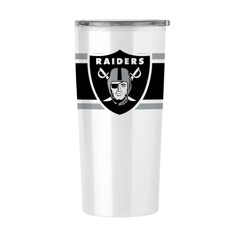 Las Vegas Raiders 20oz Stripe Fusion Tumbler