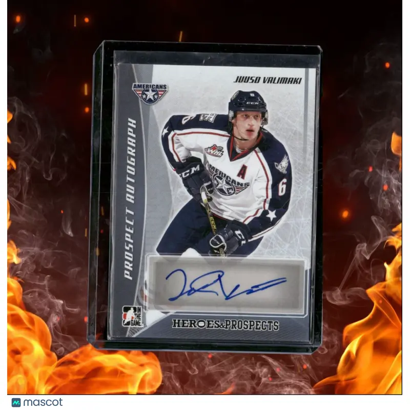 2016-17 Leaf In The Game Heroes and Prospects Juuso Valimaki Prospect Americans