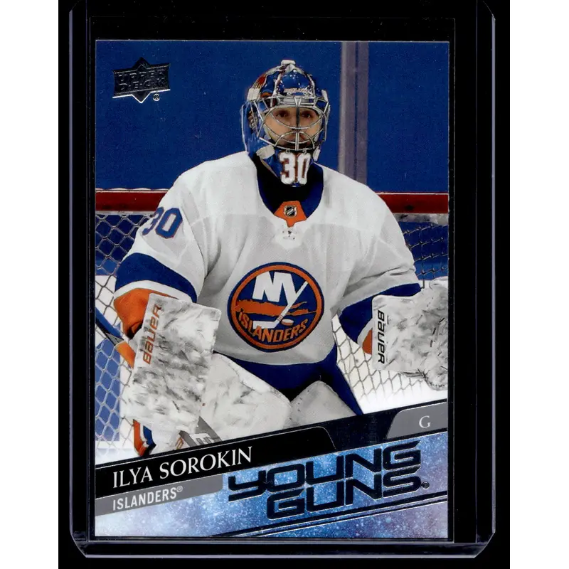 2020-21 Upper Deck - Young Guns - Ilya Sorokin #461 RC