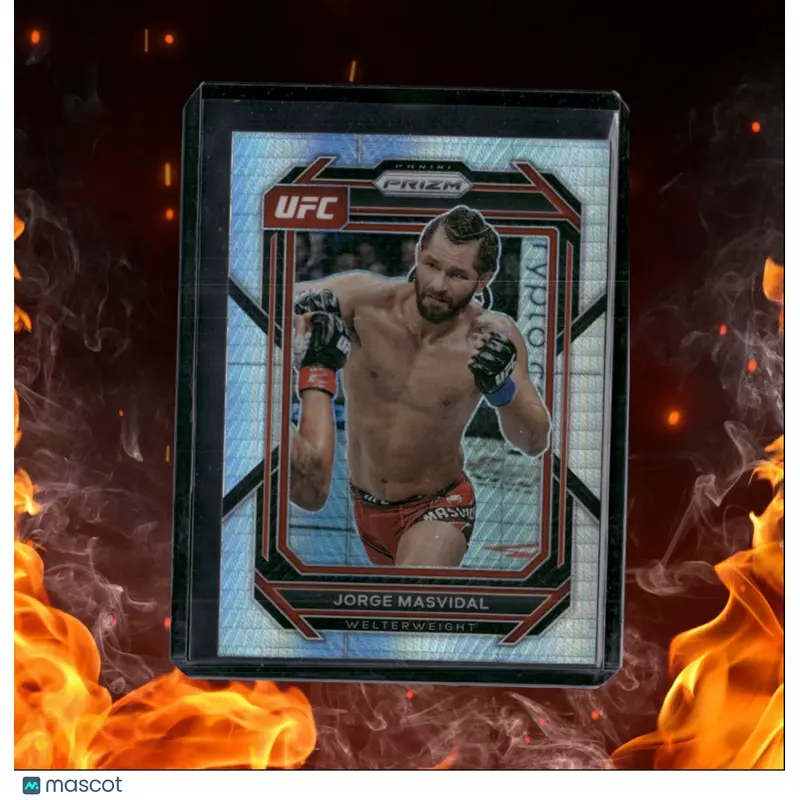 2023 Panini Prizm UFC Jorge Masvidal Hyper Prizm (B) #189