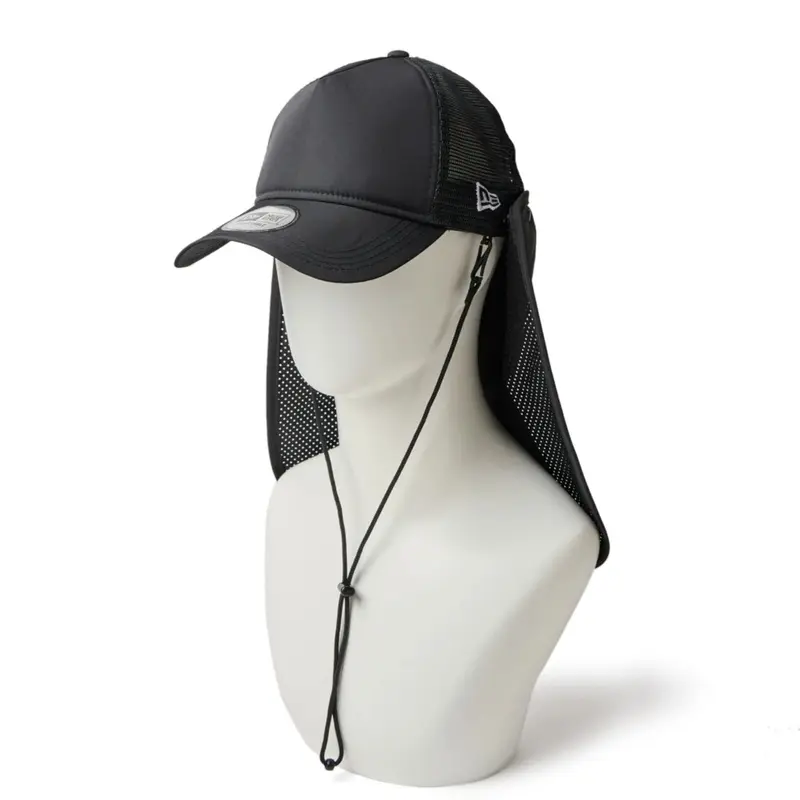New Era Surf Black 9FORTY A-Frame Trucker Adjustable Cap