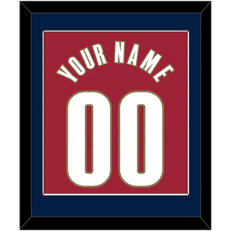 Cleveland Name & Number - Road Red (2003-2010) - Single Mat 2