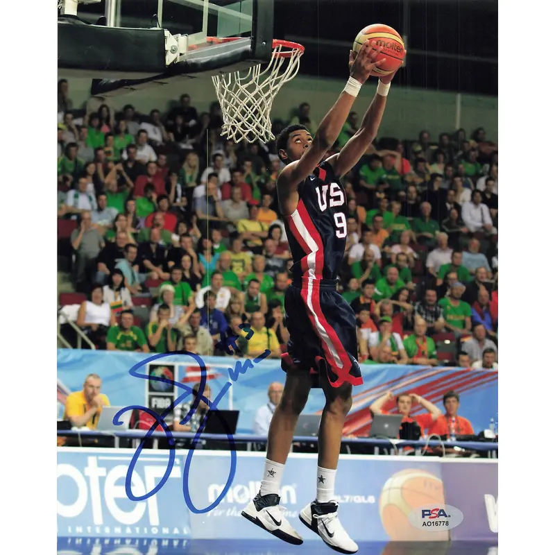 Jeremy Lamb signed 8x10 photo PSA/DNA Fiba Team USA Autographed