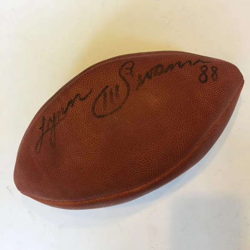 Lynn Swann #88 Pittsburgh Steelers Signed Authentic NFL Wilson Football JSA COA