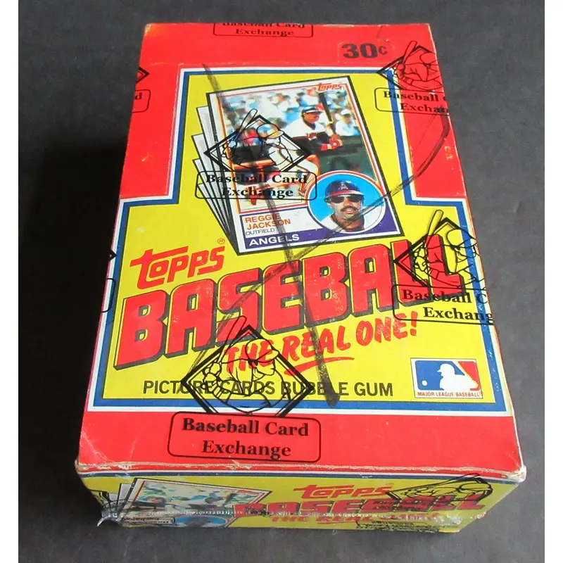 1983 Topps Baseball Unopened Michigan Test Box (BBCE) (X-Out)