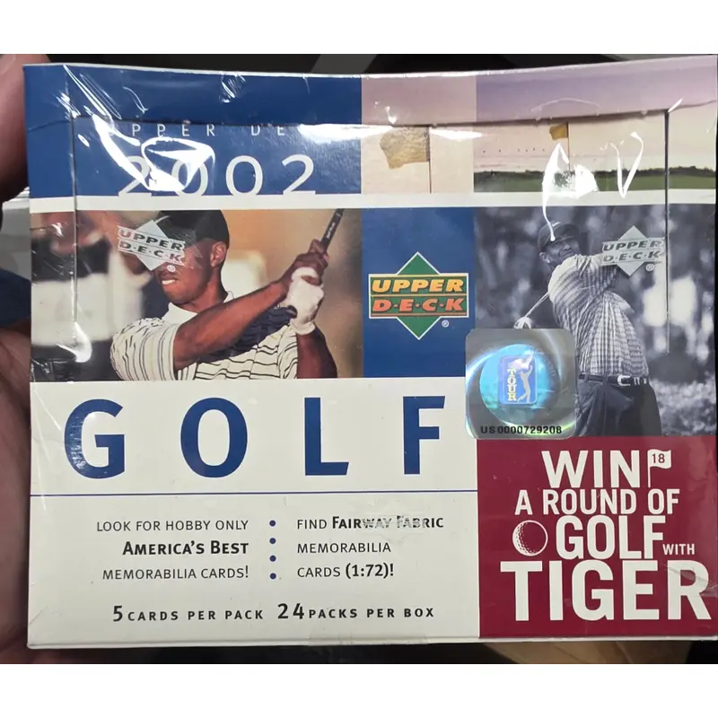 2002 Upper Deck Golf Retail Box