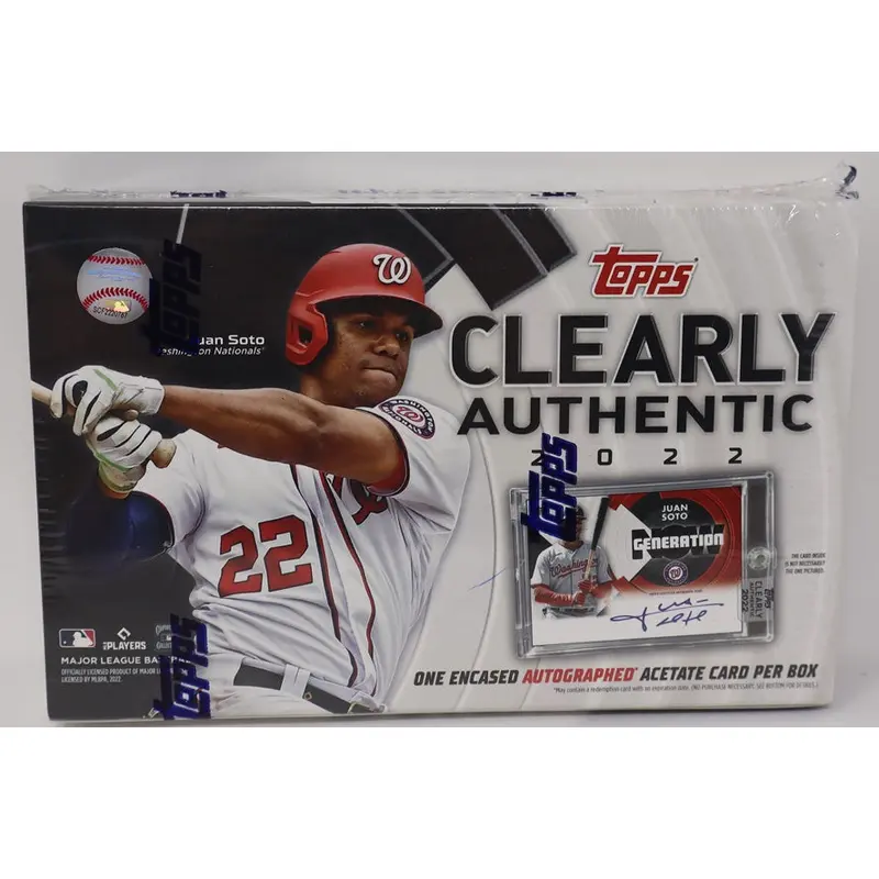 2022 Topps Clearly Authentic Baseball Box (Hobby) (1)