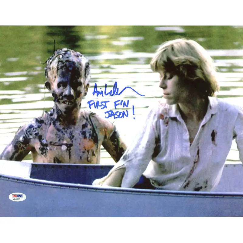 Ari Lehman "First F'N Jason" Signed Friday The 13th 11X14 Photo PSA/DNA
