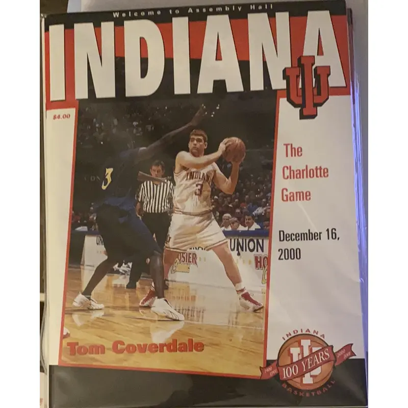 2000 Charlotte vs Indiana University Basketball Program
