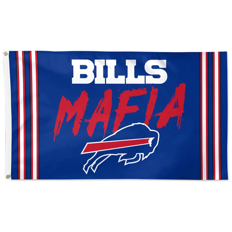 Buffalo Bills "Bills Mafia" Official NFL Football 3'x5' DELUXE Team Flag - Wincraft Inc.