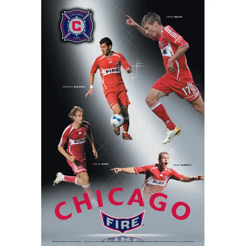 Chicago Fire "Superstars 2007" MLS Soccer Poster - S.E.