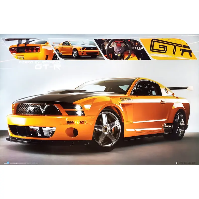 Ford Mustang GTR 2011 American Muscle Car Poster - GB Eye Inc.