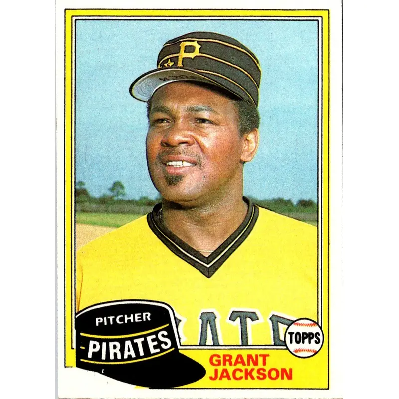 1981 Topps Grant Jackson #518
