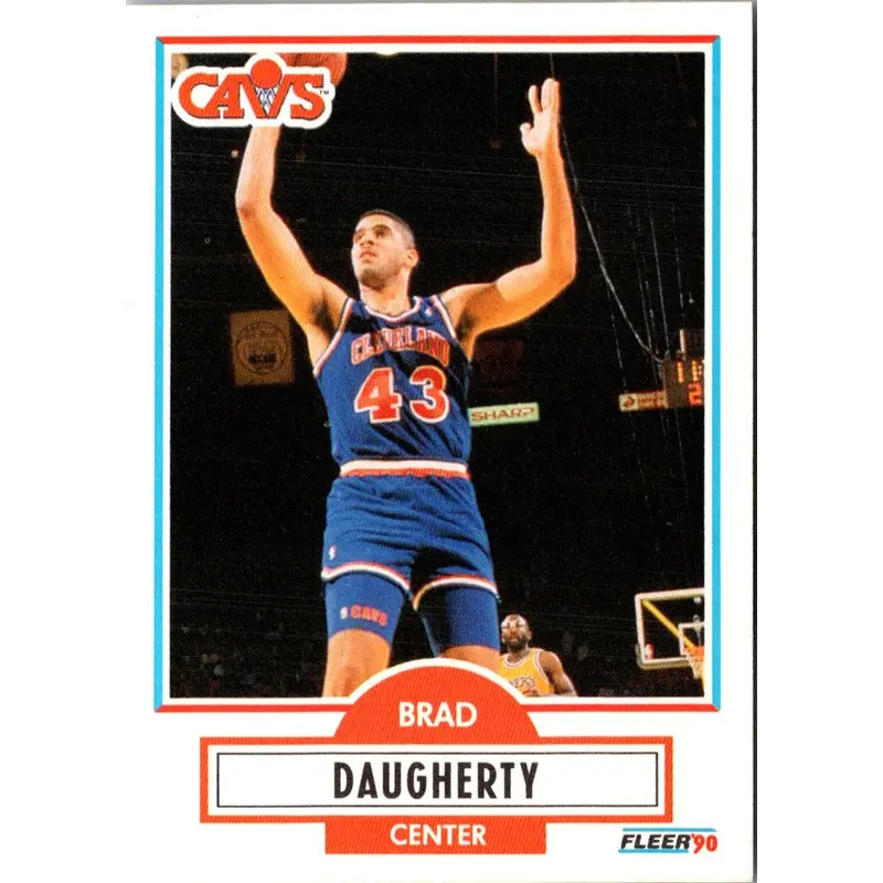 1990 Fleer Brad Daugherty #31