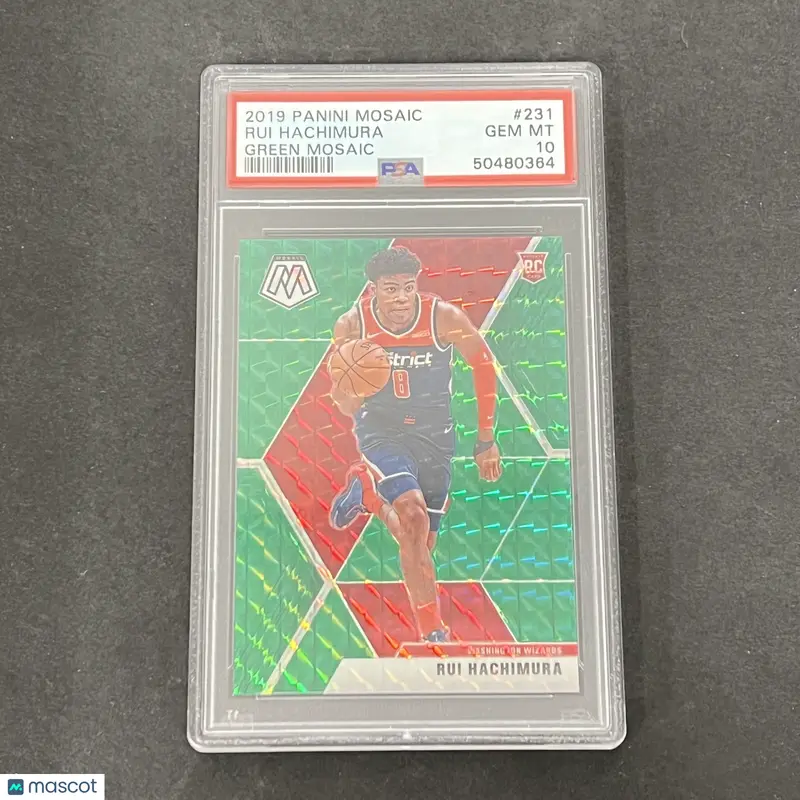 2019 Panini Mosaic #231 Rui Hachimura PSA 10