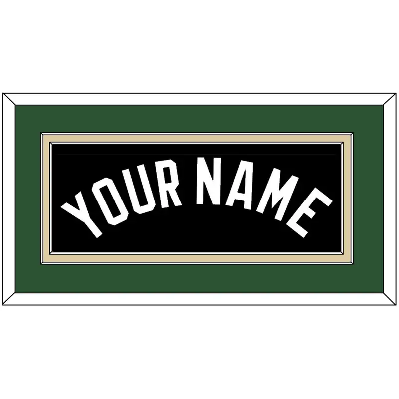 Milwaukee Name - Black Statement - Double Mat 3